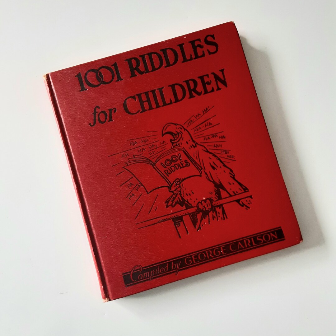 1001 Riddles for Children Book, Vintage 1949 Play, Compiled George ...