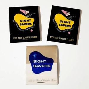 CLEARANCE Midcentury eyeglass cleaners, Dow Corning silicone sheets, advertising gimmicks, eyewear office, for DECOR ONLY