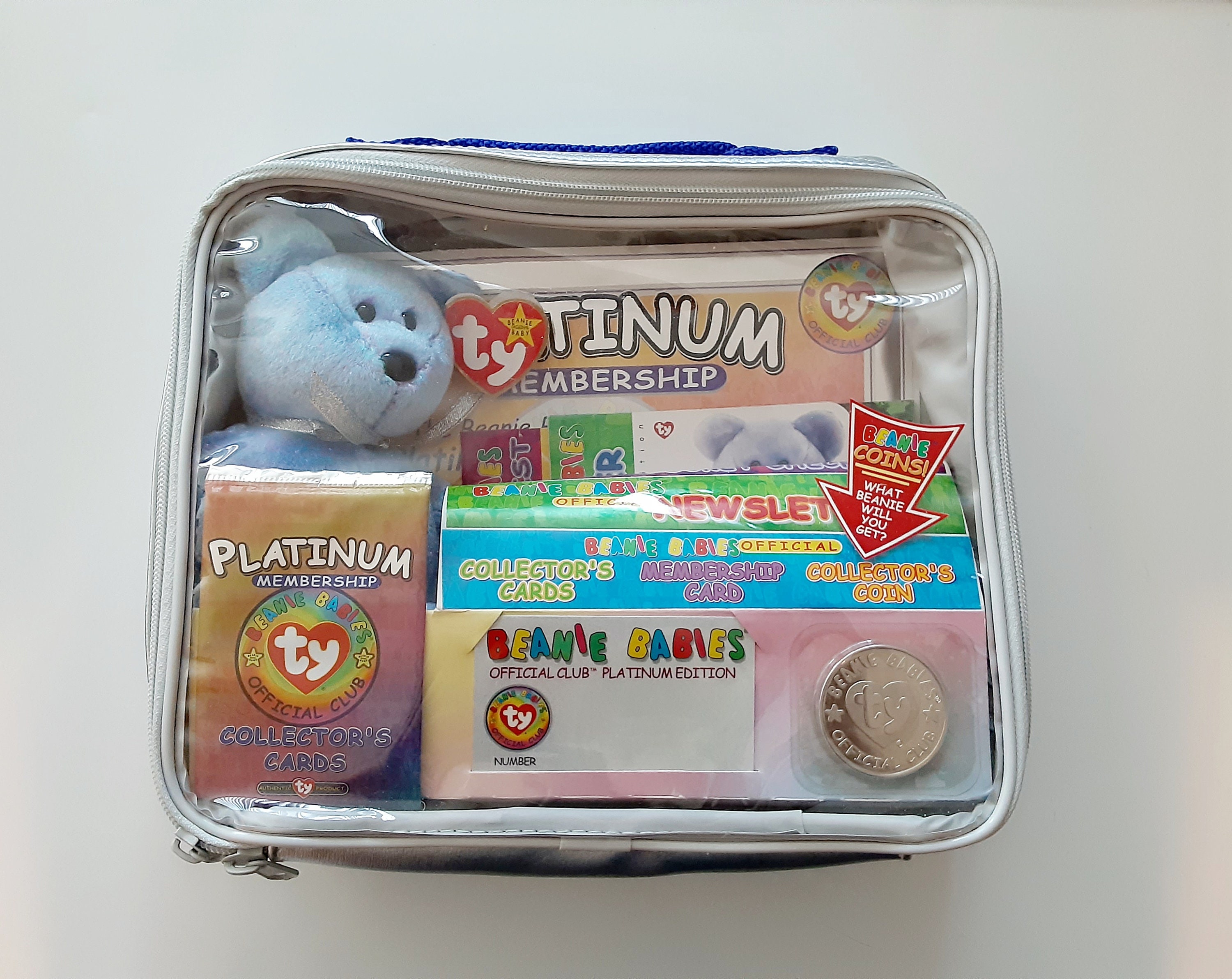 TY Beanie Babies Official Club Platinum Edition II Vintage 1999