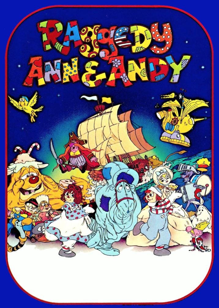 Raggedy Ann and Andy Musical Adventure DVD With Extras (including