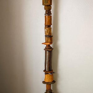 The Wave Handmade Clay Totem | Ceramic Sculpture | Unique Home or Garden Decor | CroatianTotems Gift Idea