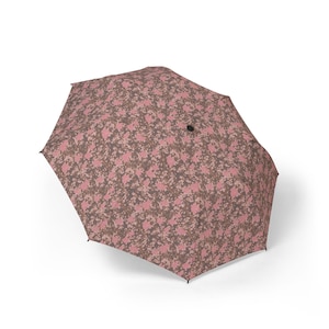 Riu rちゃん Toile de Jouy umbrella French Toile De Jouy Umbrella, Semi-automatic Foldable, Blue
