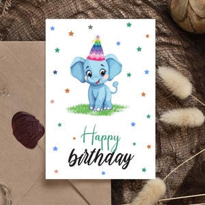 Cartão de Feliz Aniversário (para imprimir)