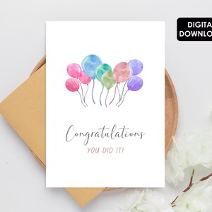 Download digital do cartão de felicitações