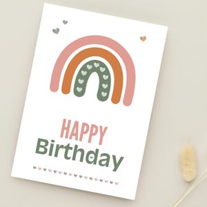 Cartão de Feliz Aniversário para Imprimir