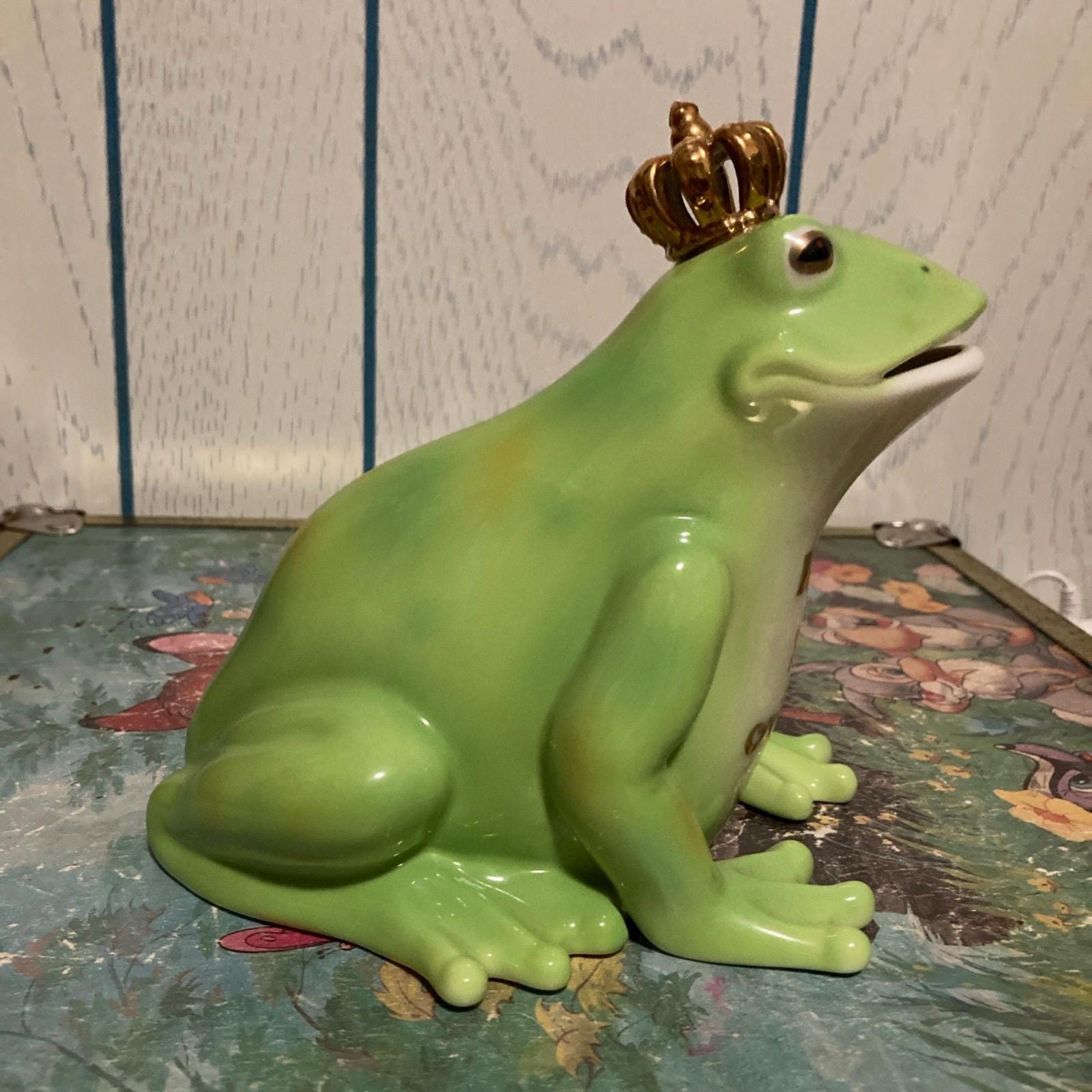 Vintage Juicy Courute Frog Bank Kiss My Couture - Etsy