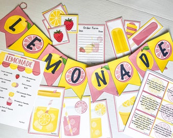Lemonade Stand Pretend Play and Math Practice