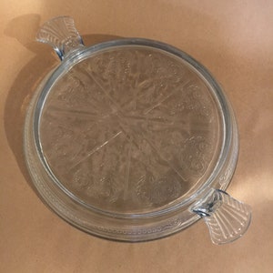 Anchor Hocking Fire King Philbe Sapphire Blue Round Trivet