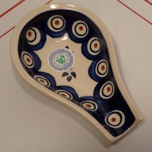 Podstawka pod chochlę lub łyżkę z polskiej ceramiki - Wiza Original Bolesławiec Polska Ceramika - 20-901