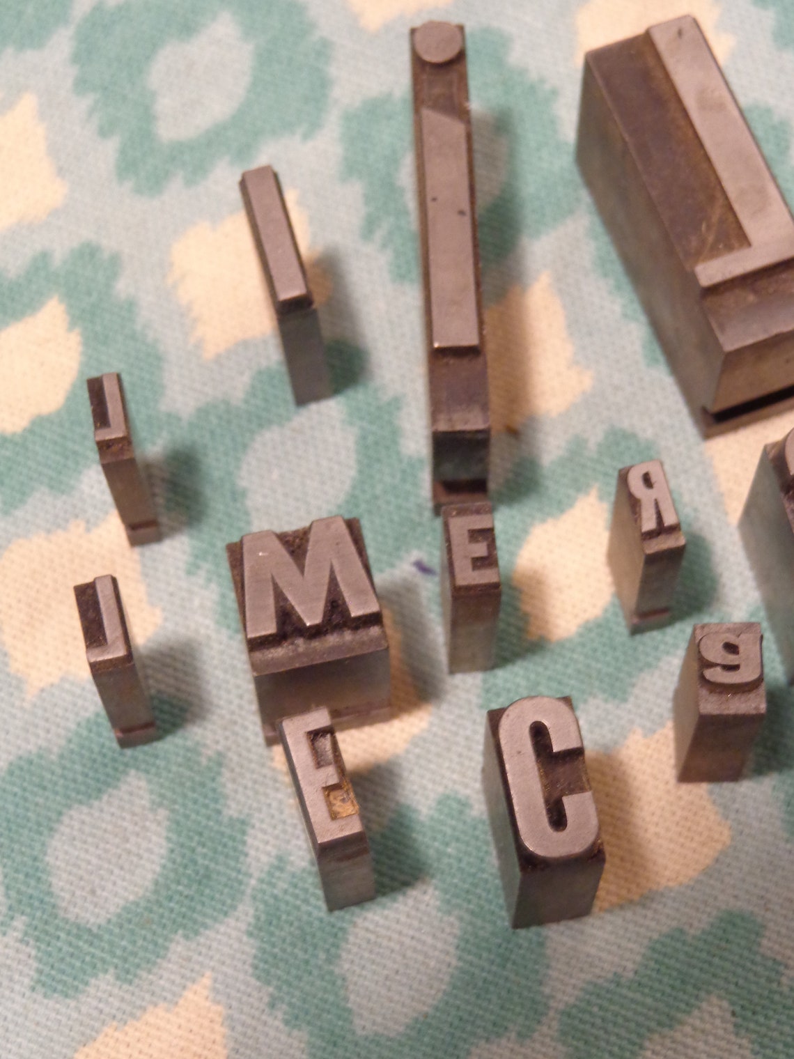 Metal Letter Press Block Stamps Printing Block Stamps Etsy