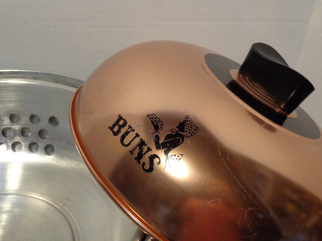 West Bend 3piece Aluminum Bun Warmer Serving Oven Mid Etsy