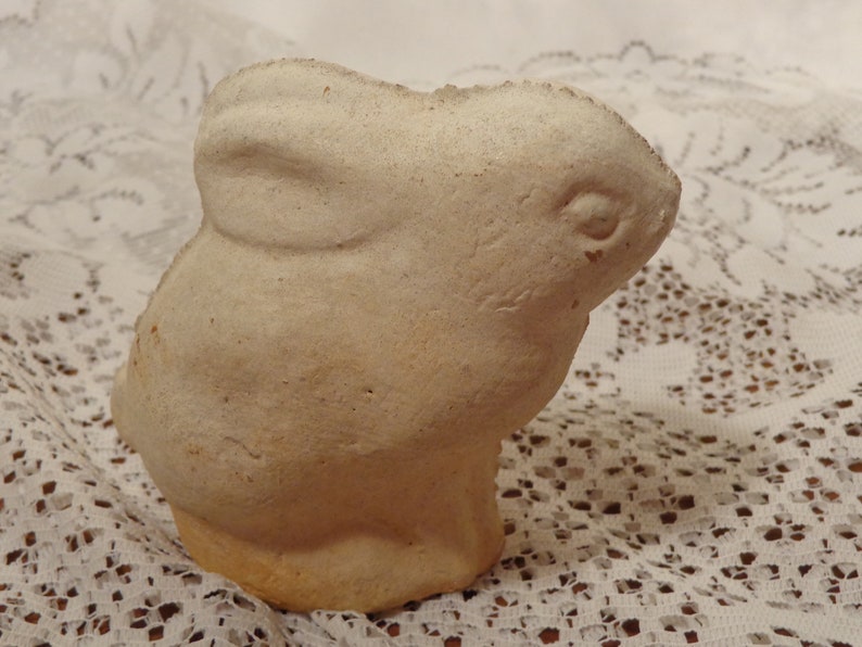 Vintage Concrete Rabbits Cement Garden Rabbit Statues Sold | Etsy