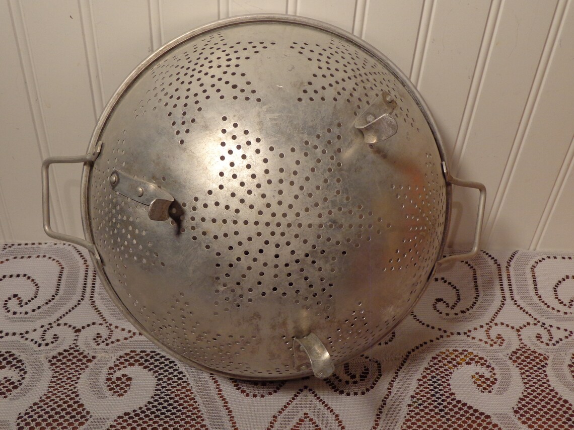 Aluminum Strainer Aluminum Star Strainer Aluminum Colander Etsy
