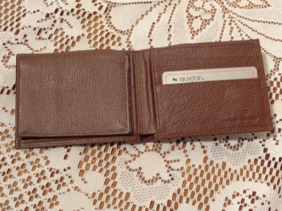 Leather Wallet by Buxton - Men's Dark Brown Leath… - image 3