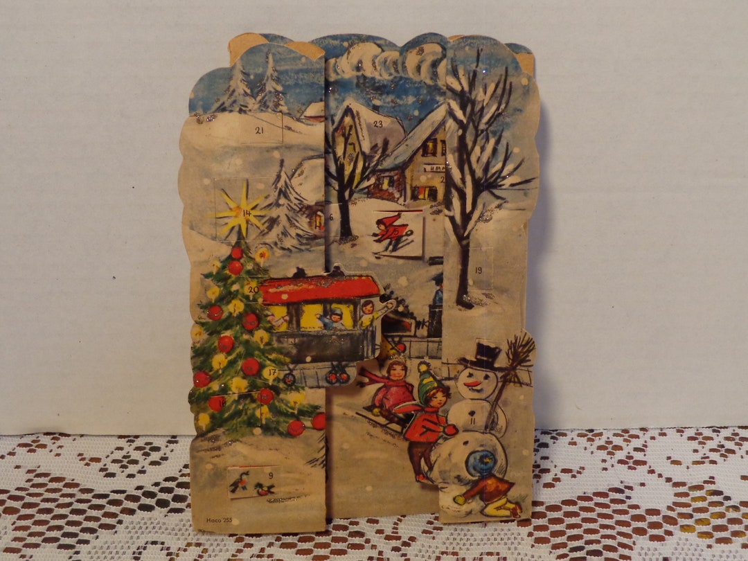 Advent Calendar Made in West Germany by Haco 1950 Haco Etsy