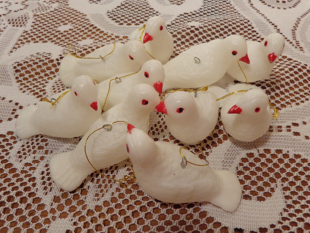 Dove Light Covers Christmas Dove Light Covers Set of Ten Etsy