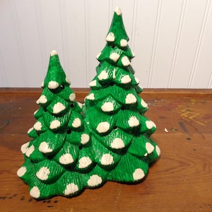 Ceramic Christmas Tree - Double Christmas Tree by Department 56 - 24-056