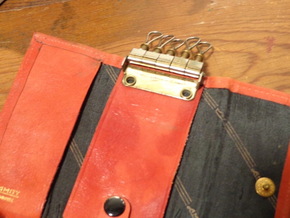 Amity Red Key Holder - Cowhide Key Case - 21-929 - image 4