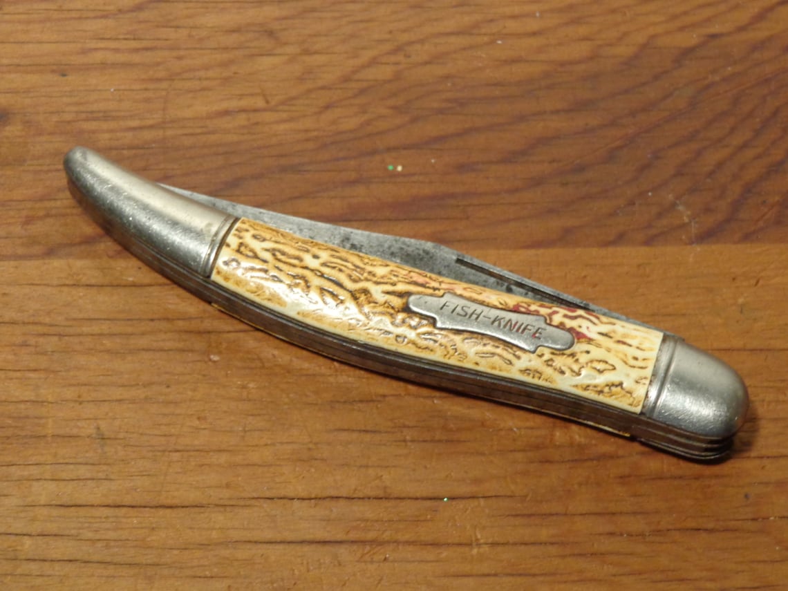 Vintage Imperial Fishing Pocket Knife Imperial Fish Knife Etsy