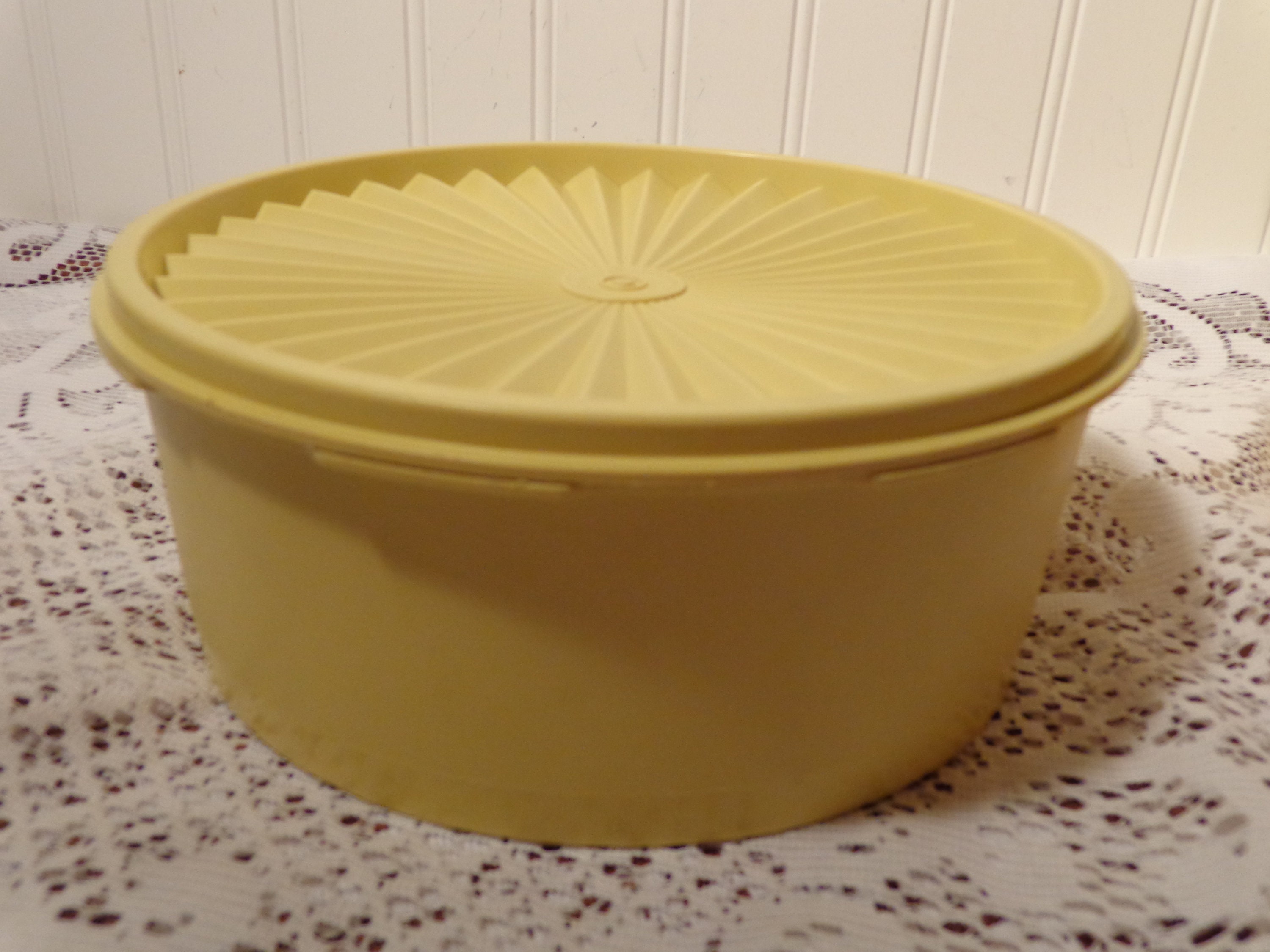 Yellow Canisters From Tupperware Tupperware Container 1204 Etsy