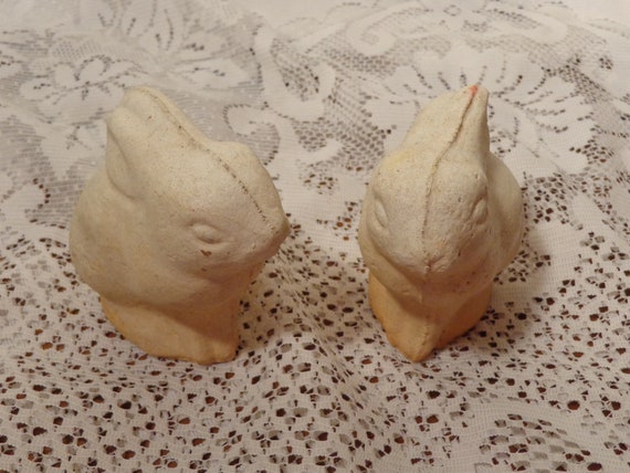 Vintage Concrete Rabbits Cement Garden Rabbit Statues Sold | Etsy