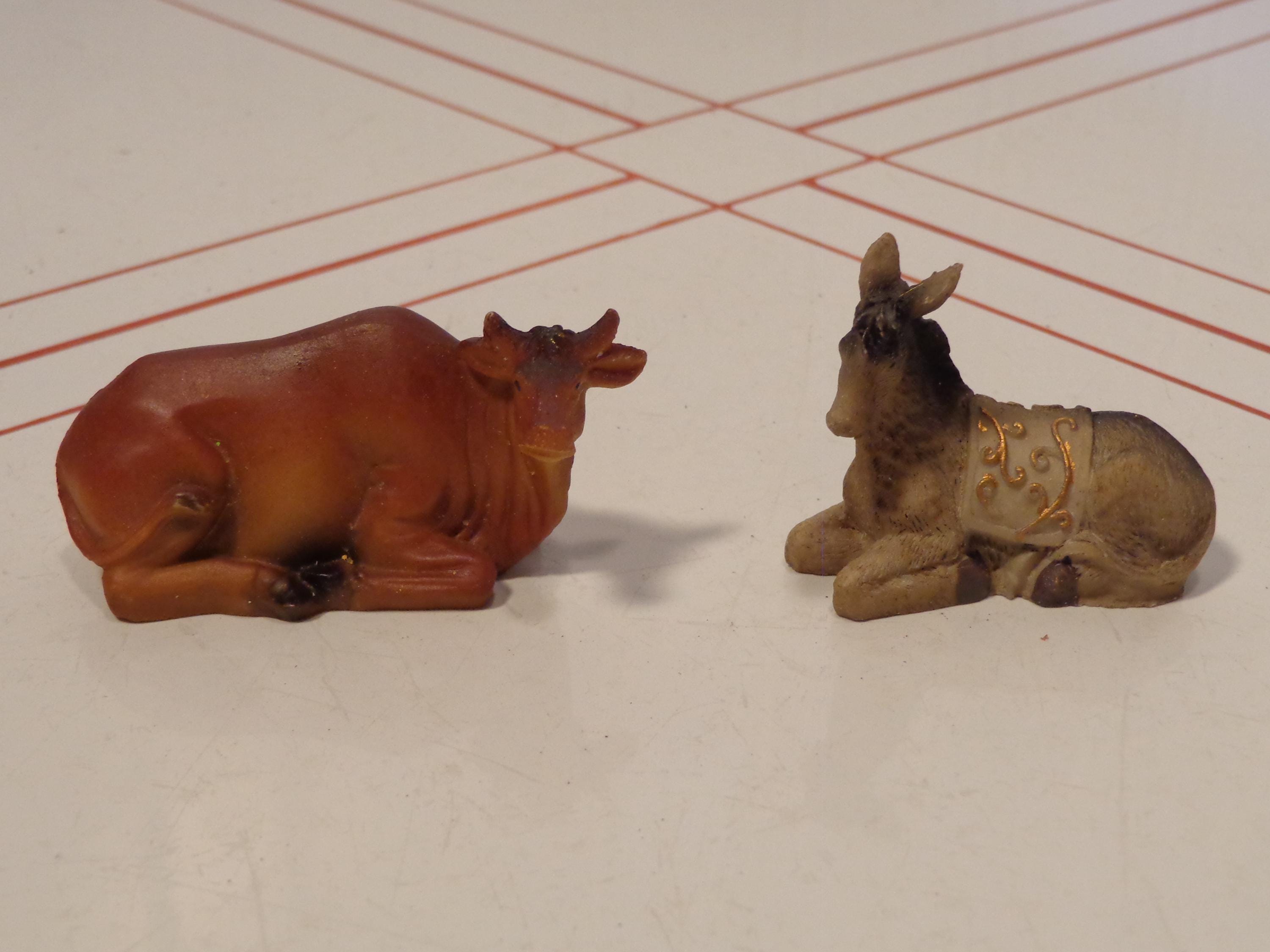 Santon Âne Debout 7cm | Crèche de Noël