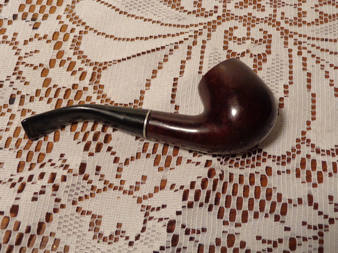 Tobacco Pipe Dr. Grabow Pipe Bent Stem White Spade Pipe Etsy