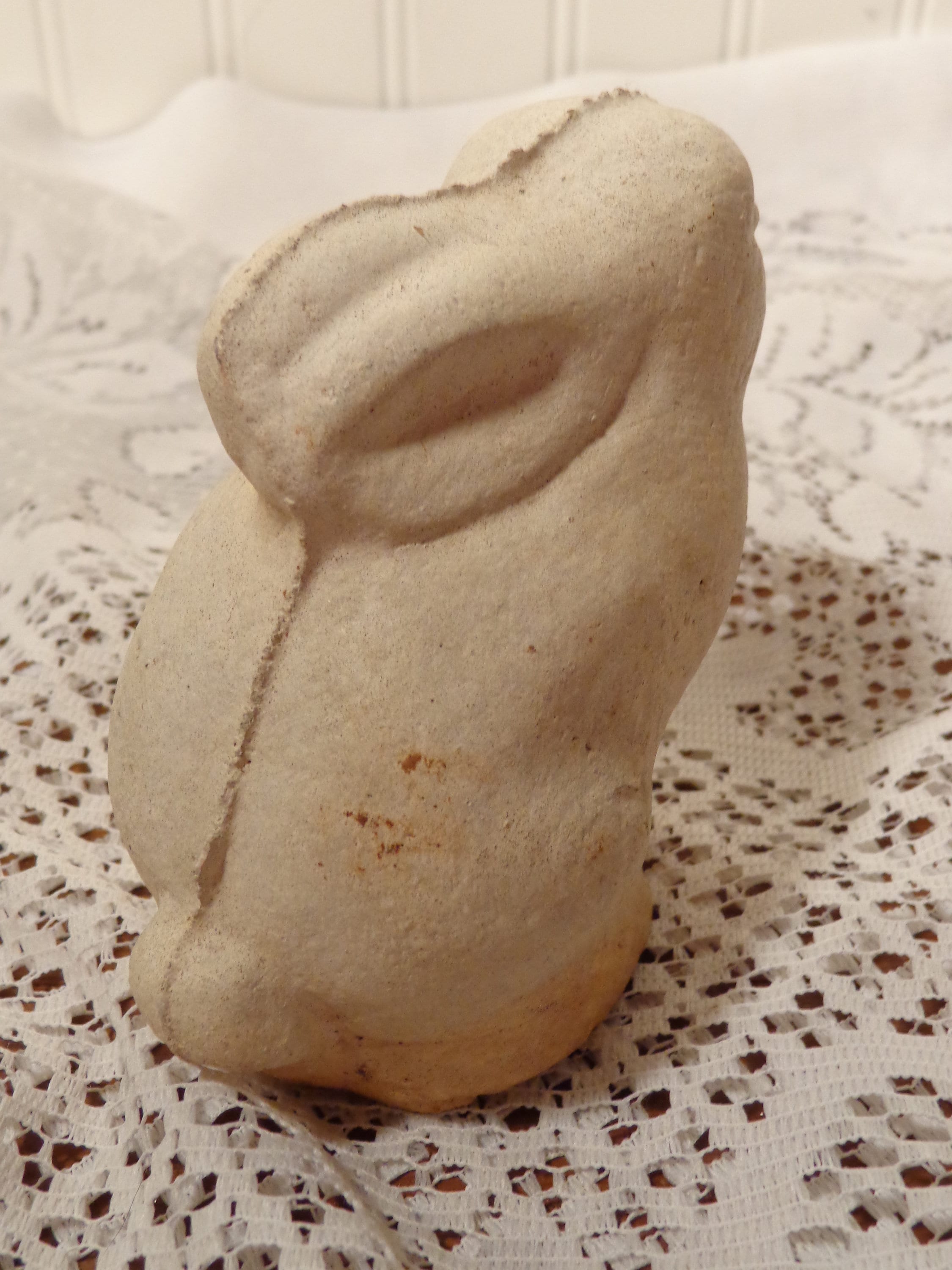 Vintage Concrete Rabbits Cement Garden Rabbit Statues Sold | Etsy