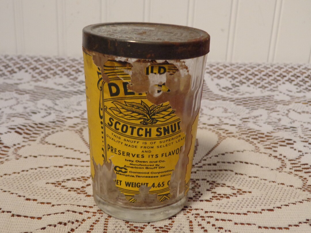 Mild Dental Scotch Snuff Jar American Quality Snuff Jar With Etsy