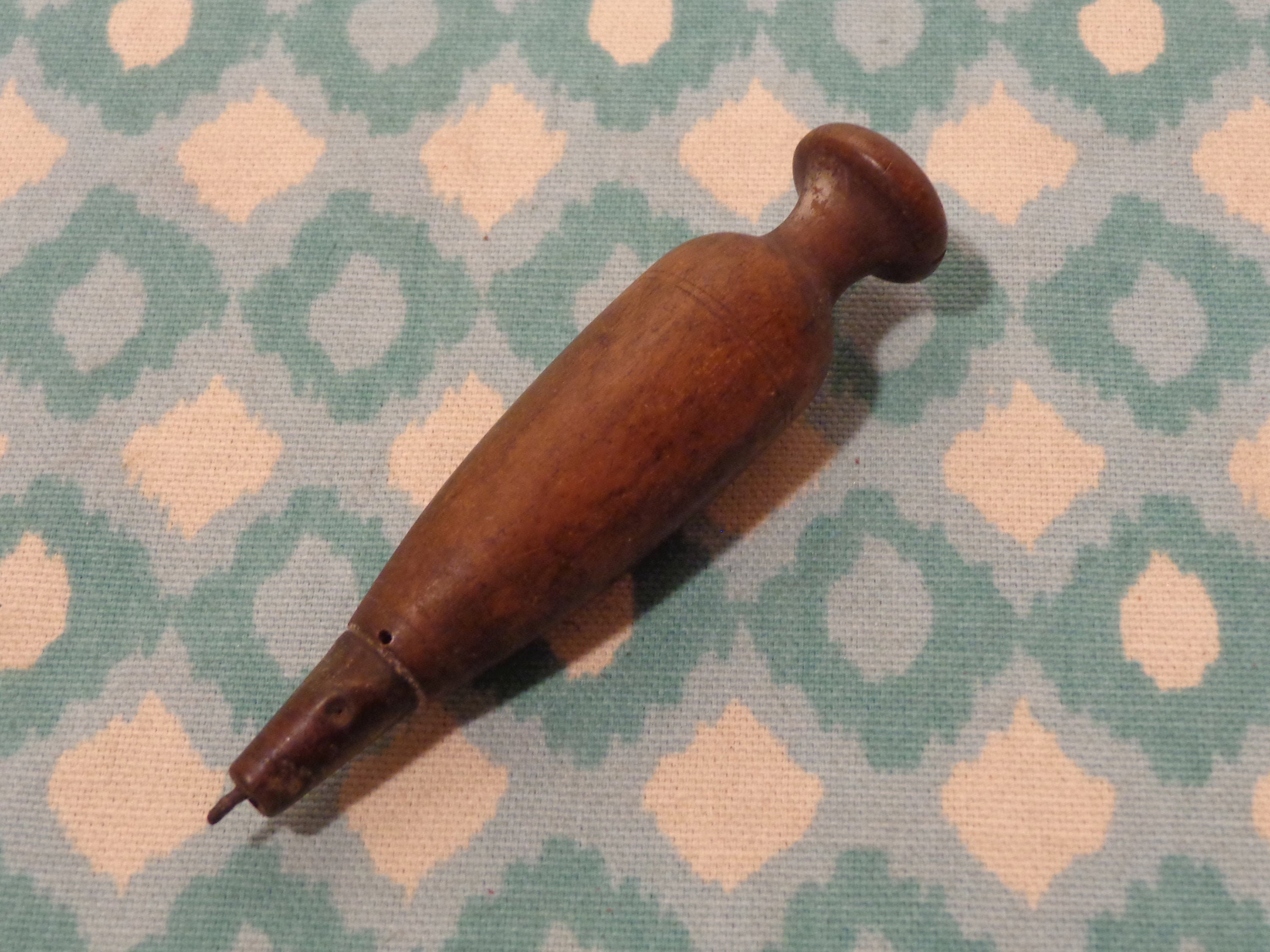 Antique Awl Wood and Brass Scratch Awl 21819 Etsy