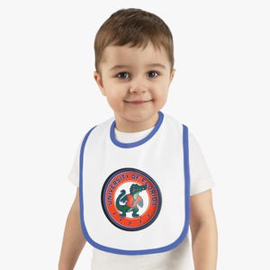 Florida Baby Bib, Cute Baby Bib for Newborns, College Team Bib, Infant Bib, Baby Shower Gift