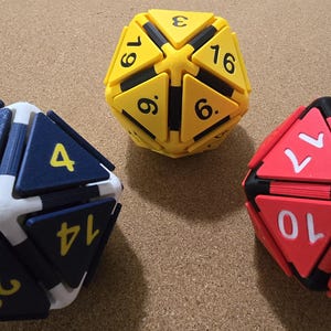 3D Printed Fidget Clickers,DND, D20 fidget, Sensory Figures, Mechanical Keys - Autism, ADHD, Stress, Anxiety Relief
