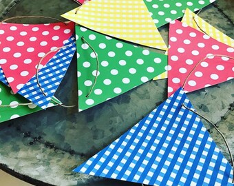 Tricycle Party Banner Flags