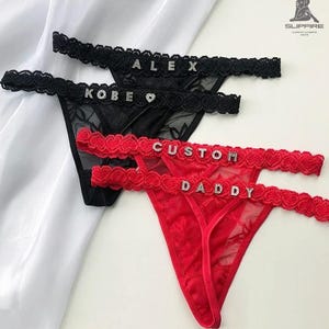 Personalised Name Thong Gift – 2-Pack Personalized Thongs for Special Occasions