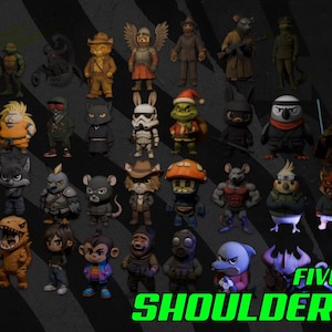 Fivem Clothing | SHOULDER PETS x35