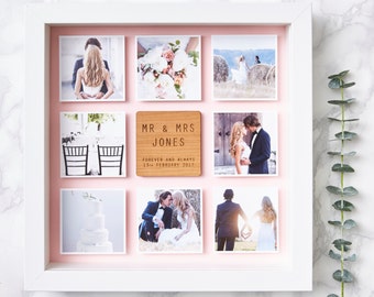 Personalised Framed Wedding Photo Print