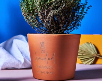Personalised Grandpa Plant Pot