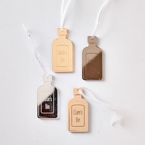 Personalised Gin Bottle Decoration