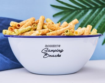 Bol personalizado para compartir en camping / Regalo para el Día del Padre