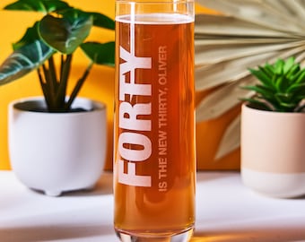 Gepersonaliseerde verjaardagsbierglas