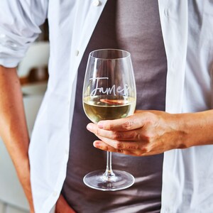 Personalised Engraved Wine Glass