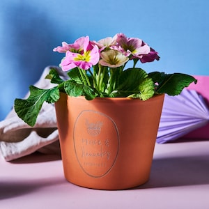 Personalised Couples Terracotta Plant Pot