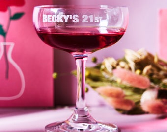 Personalised Special Birthday Cocktail Saucer