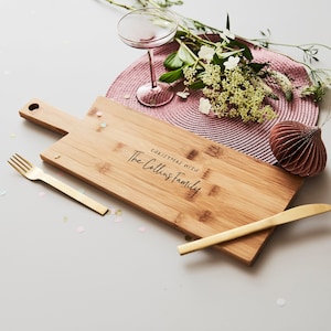 Christmas Personalised Wooden Chopping Board image 3