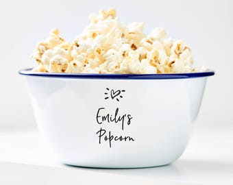 Children's Personalised Popcorn Bowl