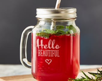 Personalised Gift Mason Jar