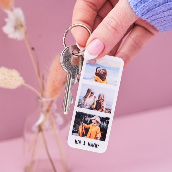 Personalised Photo Strip Keyring