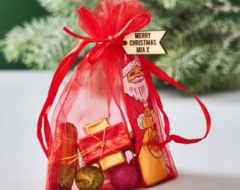 Personalisierte Weihnachtsschokoladentasche | Kinderstrumpffüller