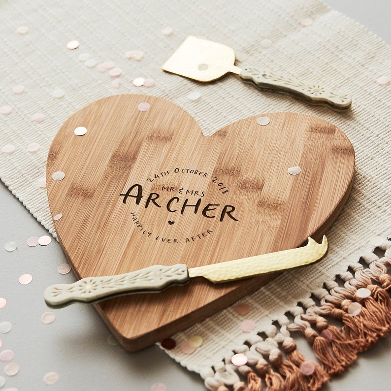 Wedding Personalised Chopping/Cheese Board image 6