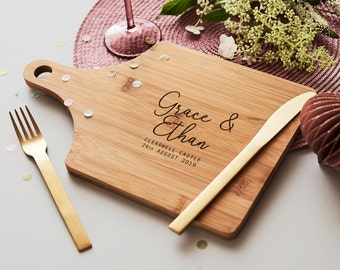 Couples Personalised Chopping/Cheese Board